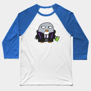 Book loving penguin Baseball T-Shirt